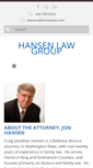 Mobile Screenshot of hansenlaw.com
